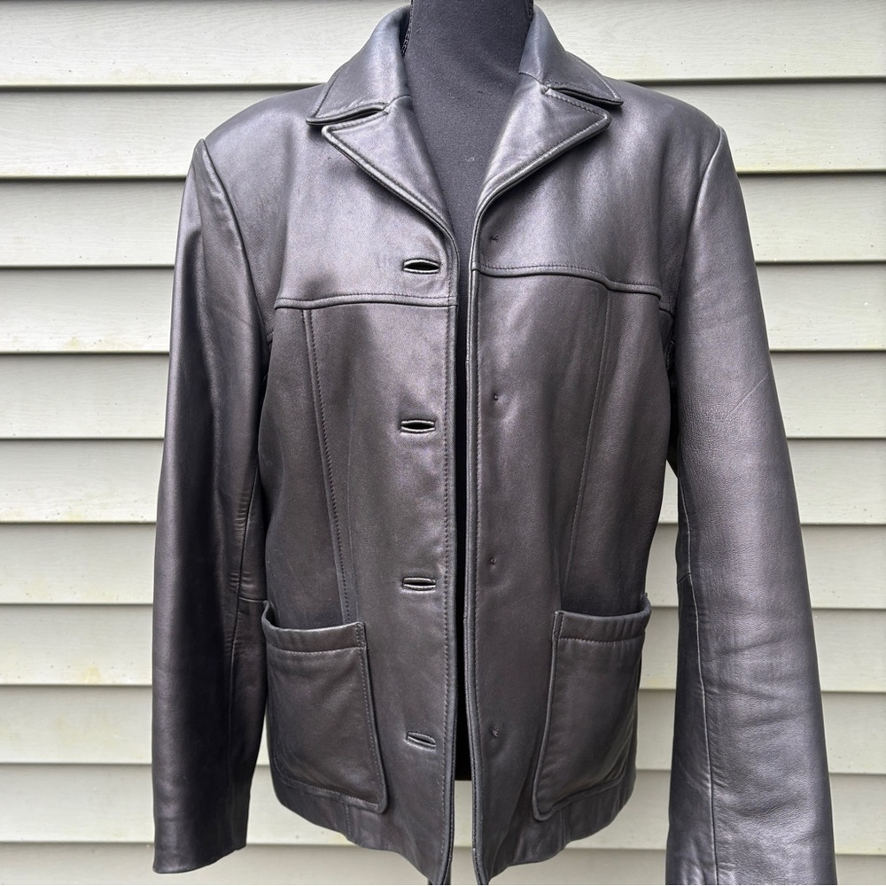 Carlo Amboldi Leather Coat | women’s